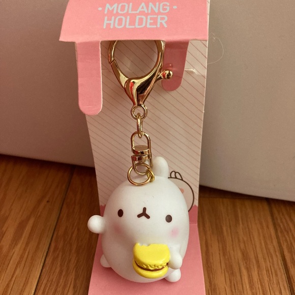 ☀️Brand New☀️ |Molang Bunny Keychain - Picture 1 of 4